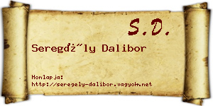 Seregély Dalibor névjegykártya