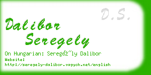 dalibor seregely business card